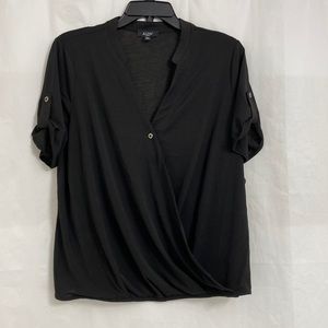 NWT Women’s black bag blouse